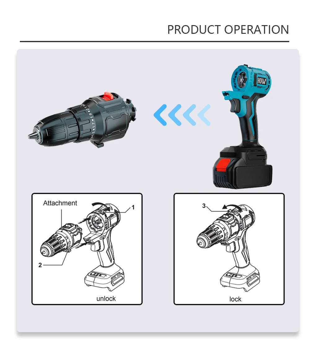 Borstelloze multitoolset Universele elektrische schroevendraaier Reciprozaag Polijstmachine Swingende gereedschapsset voor Makita-batterij