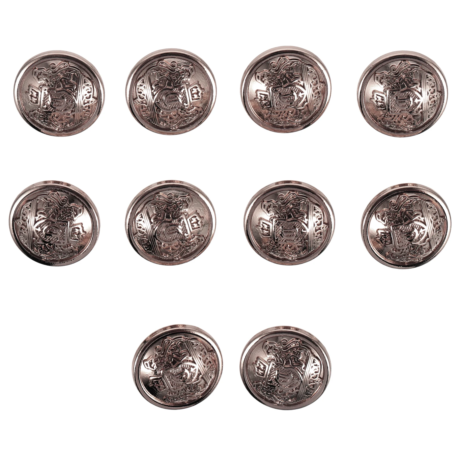 

10 Pcs Metal Cufflinks Retro Buttons Clothing Decoration Simple Sewing Fasteners Shirt Cuff Nails Elegant Accessories