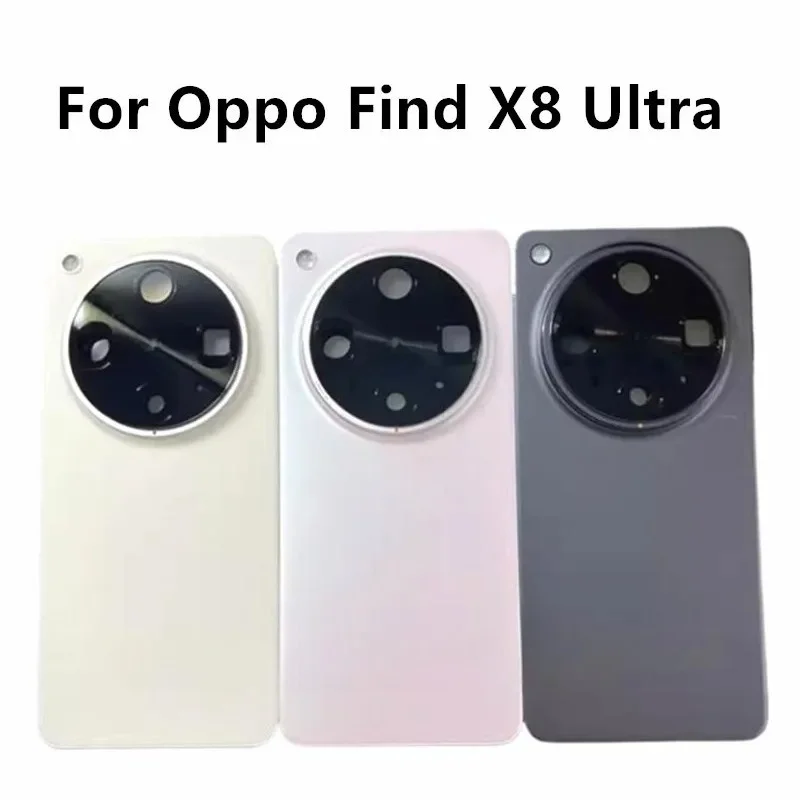 AAA+ quality For Oppo Find X8 Ultra Back Battery Cover Replacement  Rear Housing Case Oppo Find X8Ultra Back Cover With lenses