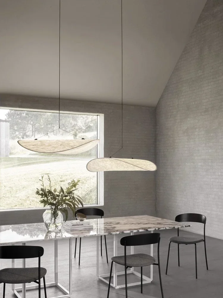 Imagem -04 - Nordic Wabi Sabi Pendant Lamp Led Branco Hanging Chandelier Light Designer Escandinavo Apto para Quarto Viver Jantar Decoração de Casa