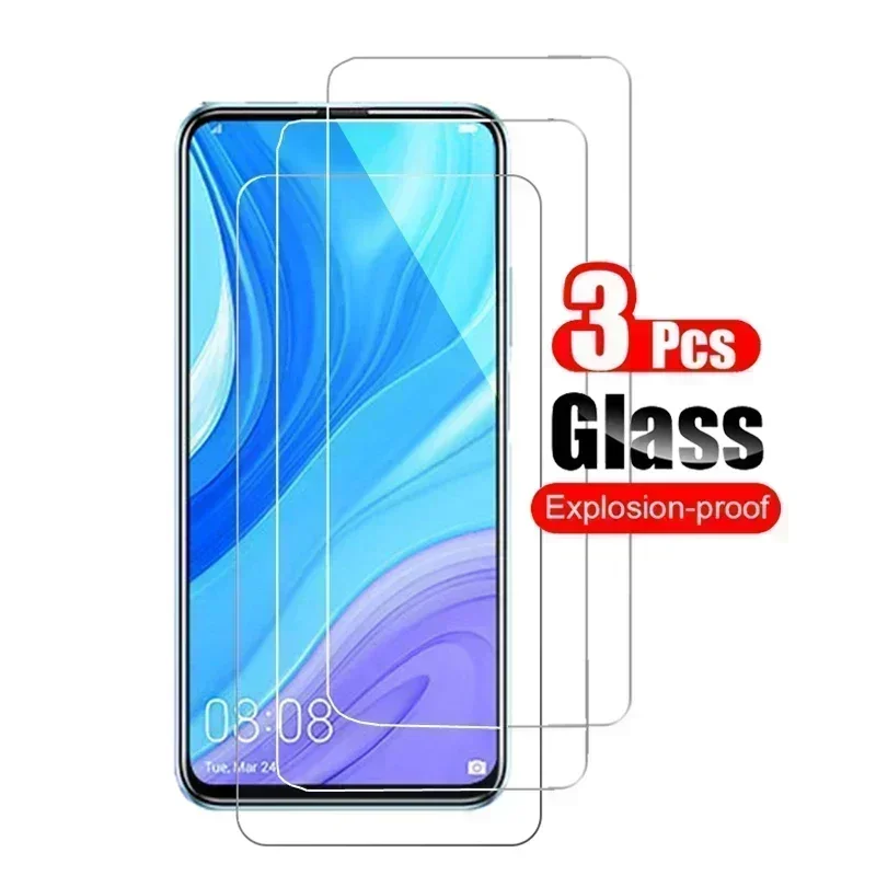 3 uds para Huawei P Smart Pro 2019 Protector de pantalla de vidrio templado para Huawei P smart 2021 película protectora de vidrio 9H
