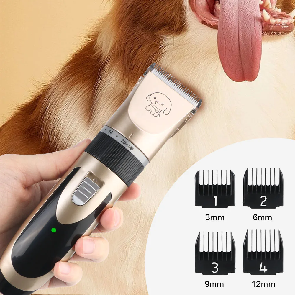 Pet Supplies Pet Hair Clipper Haircut Trimmer Shaver Set Electric Scissors For Rabbit Dog Cat Puppy Grooming Clipper Cutter