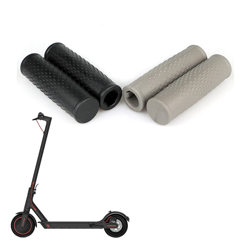 Cubierta protectora antideslizante para manillar de patinete eléctrico, cubierta protectora de silicona para accesorios de Scooter, 1 par