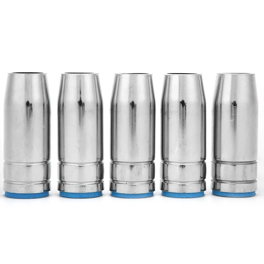 5pcs Nozzles 15mm Diameter Conical Gas Nozzle Copper Conical MIG Welding Nozzle Copper Gas Nozzle For Binzel Torch