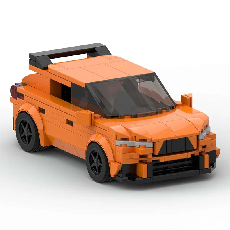 Hot Ford Bricks Focus RS Hot Hatch Racing Sports Car Technical Vehicle Speed Champion Racer Building Blocks Garage Toys For Boys