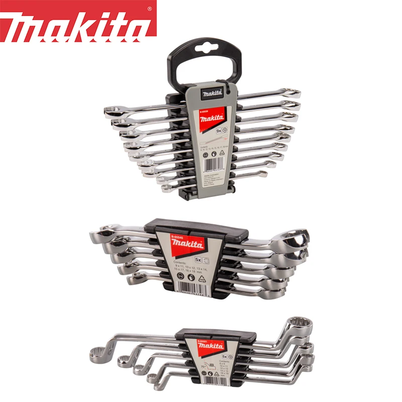 Makita Original Plum Wrench Double headed Mechanical Maintenance Auto Repair Solid Hardware Tool Set B-65539 B-65545 B-65551