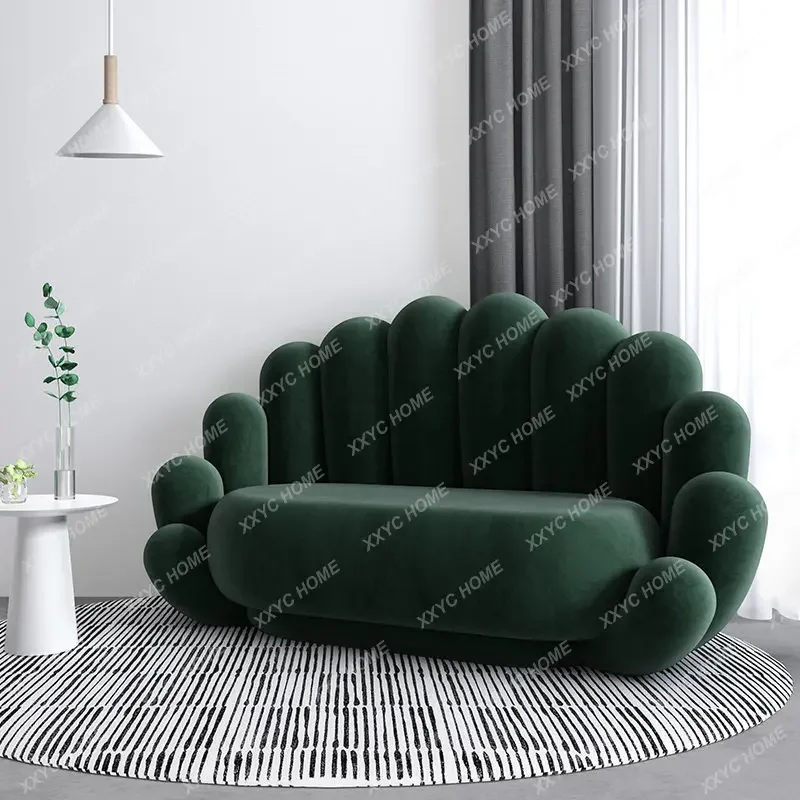 

Simple and modern beauty salon reception room clothing store meeting guest leisure sofa