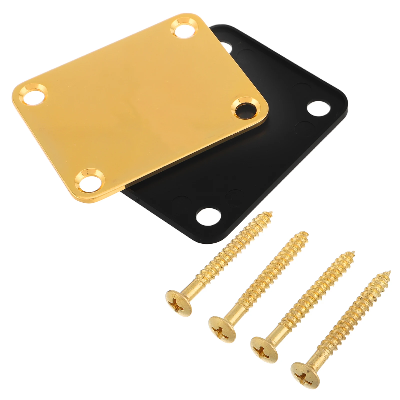 

Guitar Neck Gasket Bass Hardware Plate Reinforcing Electric Acoustic Parts for Neck Protection Height Adjustment Stability