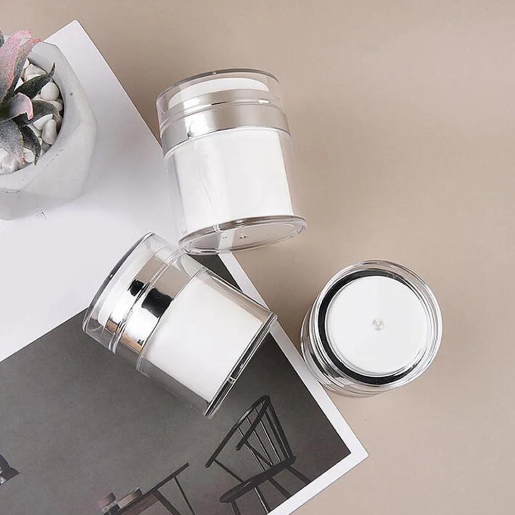 3 قطعة زجاجة مضخة محلول تصميم قوي بدون هواء سهل الاستخدام لمنتجات العناية بالبشرة هلام الاستحمام كريم اليد إعادة الملء مانعة للتسرب #6