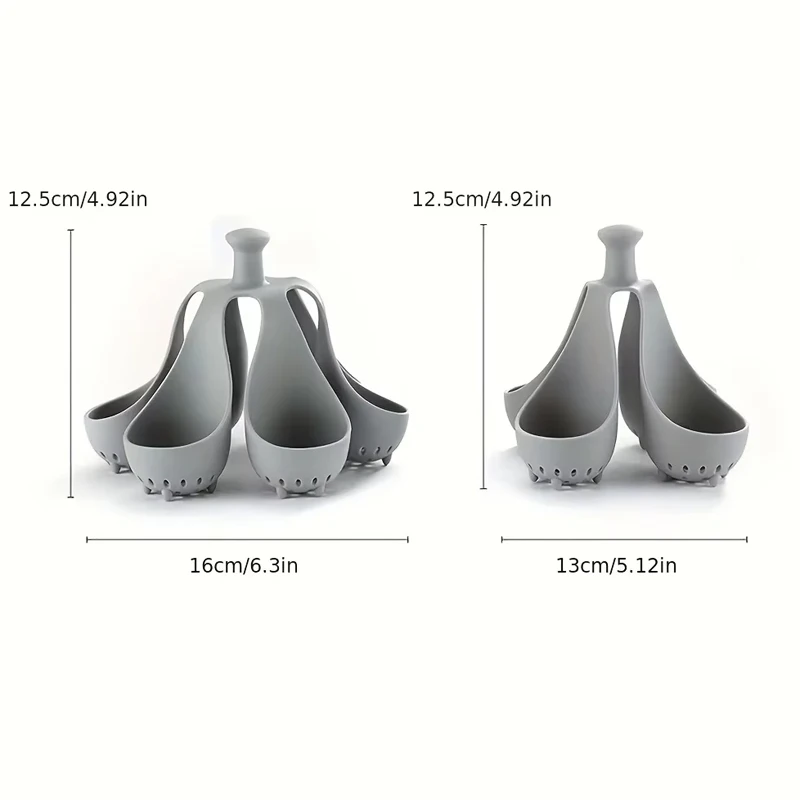 4/6 Grid Egg Boiler, Home Kitchen Heat-Resistant Silicone Egg Steamer - Ideal Choice For Steaming Eggs For Breakfast