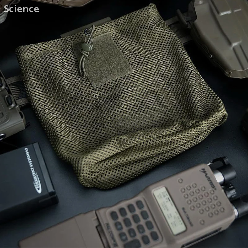 

Hunting Bag Micro Folding Compact Dump Pouch Mini Foldable Mesh Bag Utility Storage Outdoor Sport Camping Hiking