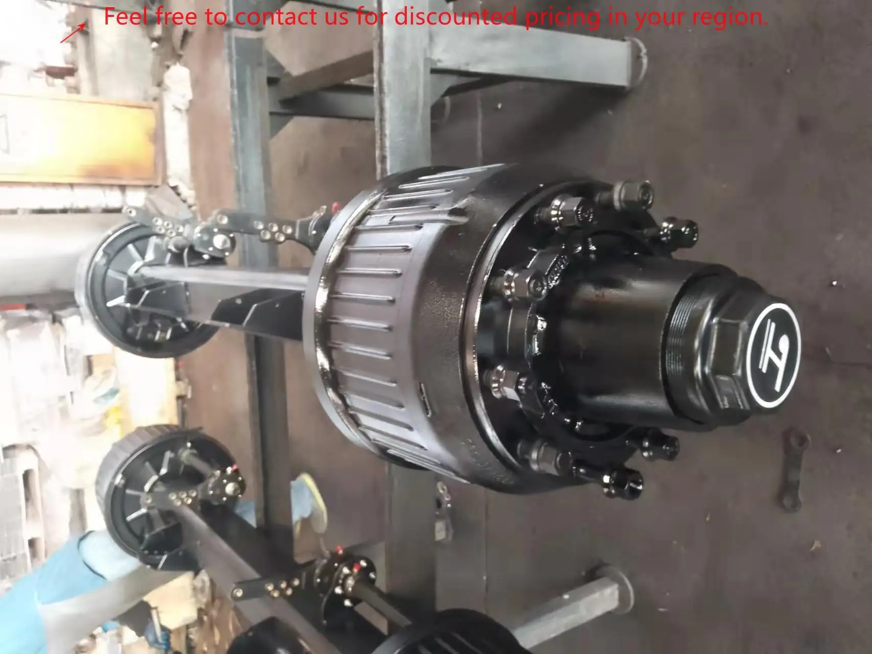 

Hot Sale Trailer Axle 13 Tons Axle Heavy Truck Rear Axle For Sale