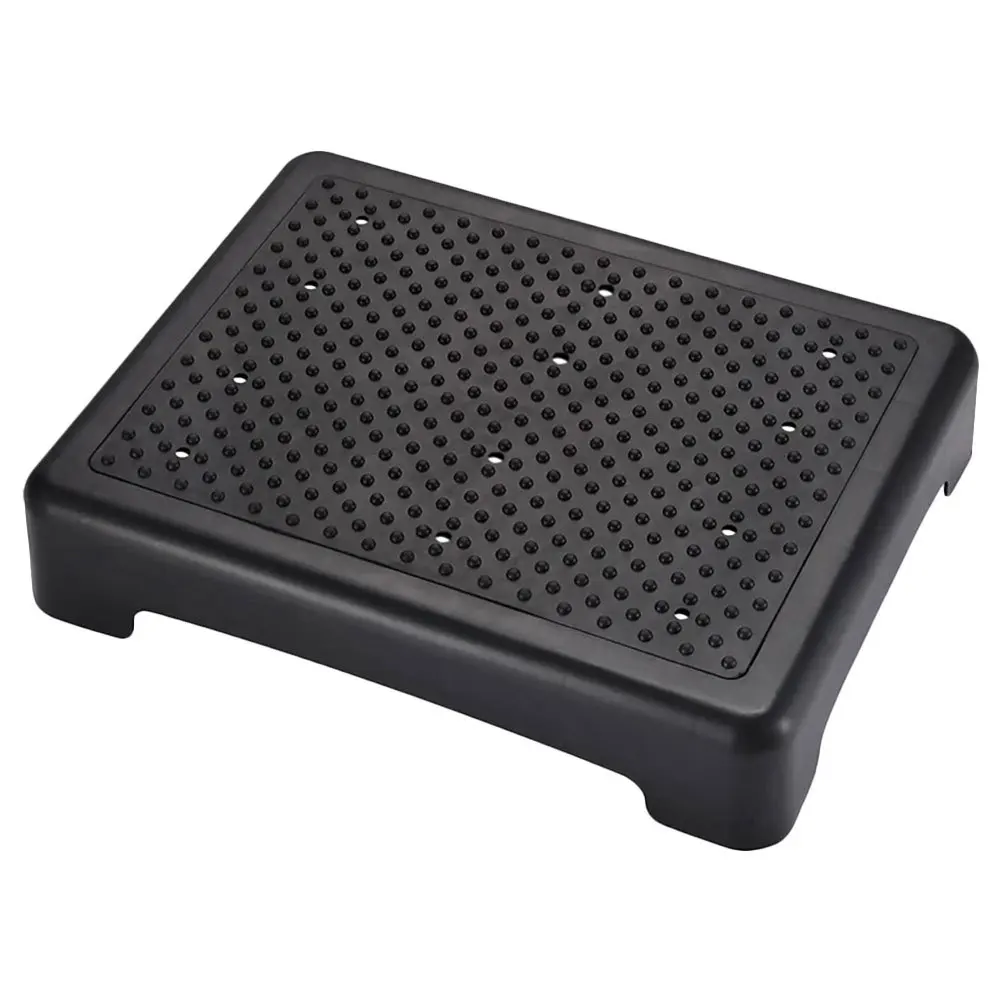 

Step For Seniors Kids Round Non-Slip Plastic Foot Stool Compact Lightweight Bathroom Bedroom Kitchen Use - Toddler Shower