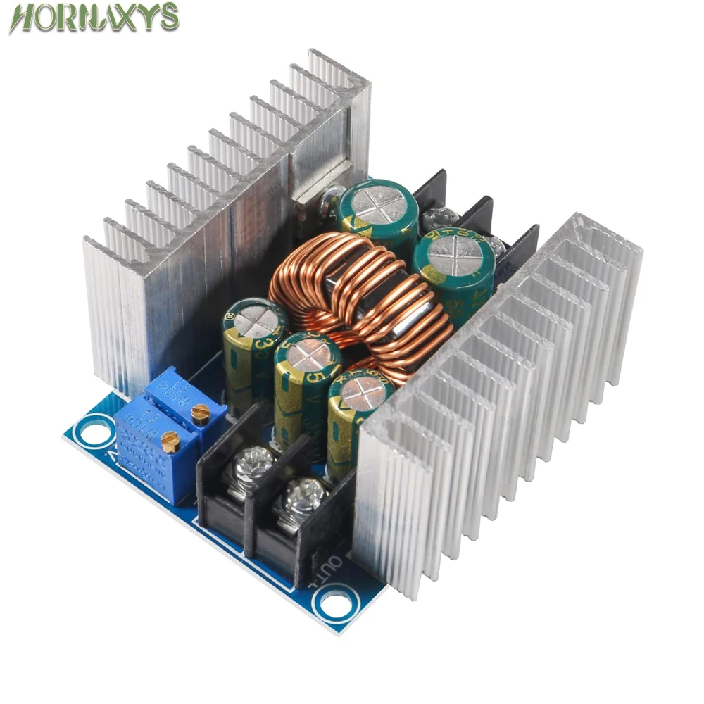 300W 20A DC-DC Buck Converter Step Down Module Constant Current LED Driver Power Step Down Voltage Module Electrolytic Capacitor