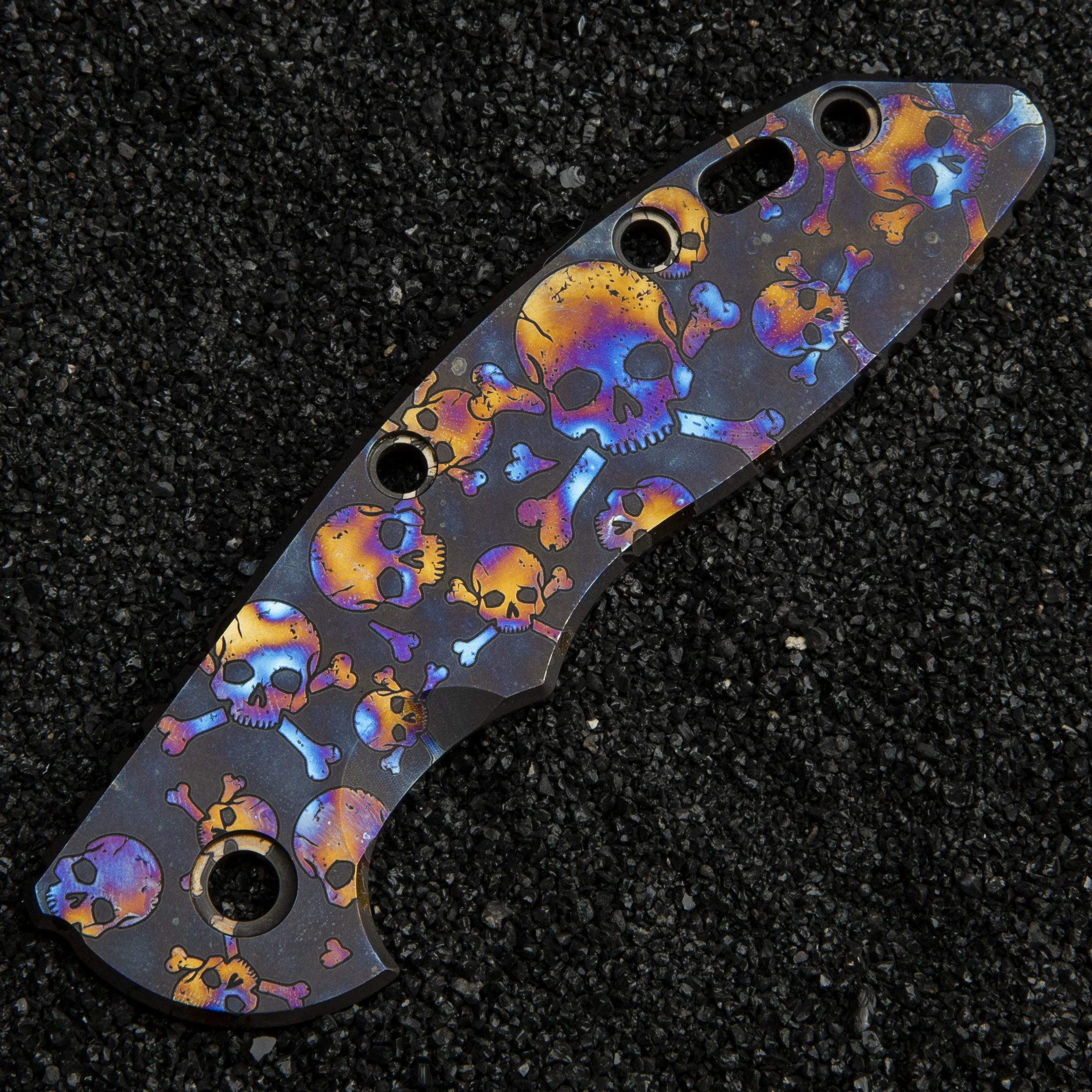 

1 PieceTC4 Titanium Alloy Grip Handle for Rick Hinderer XM18 3.5”Folding Knife DIY Replace Accessorie