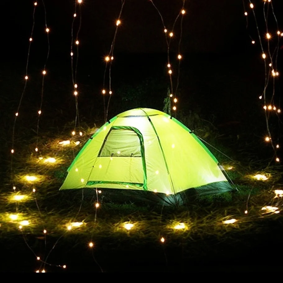 USB 5V LED Lichterketten 5/10m Fee Kupfer Draht String Outdoor Wasserdichte Girlande Für Weihnachten Party zimmer Hochzeit Decor