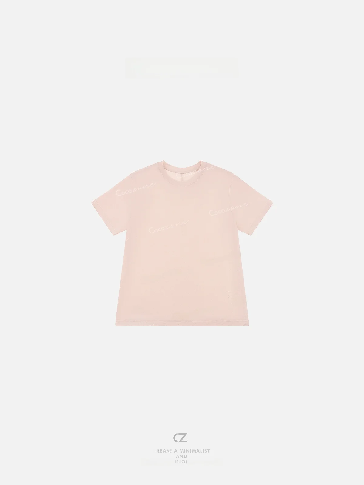 

Fashionable Pure Color round Neck Short Sleeve T-Shirt Acetate Blend Casual Style Women's Summer Top ZONE Liu Yiyi