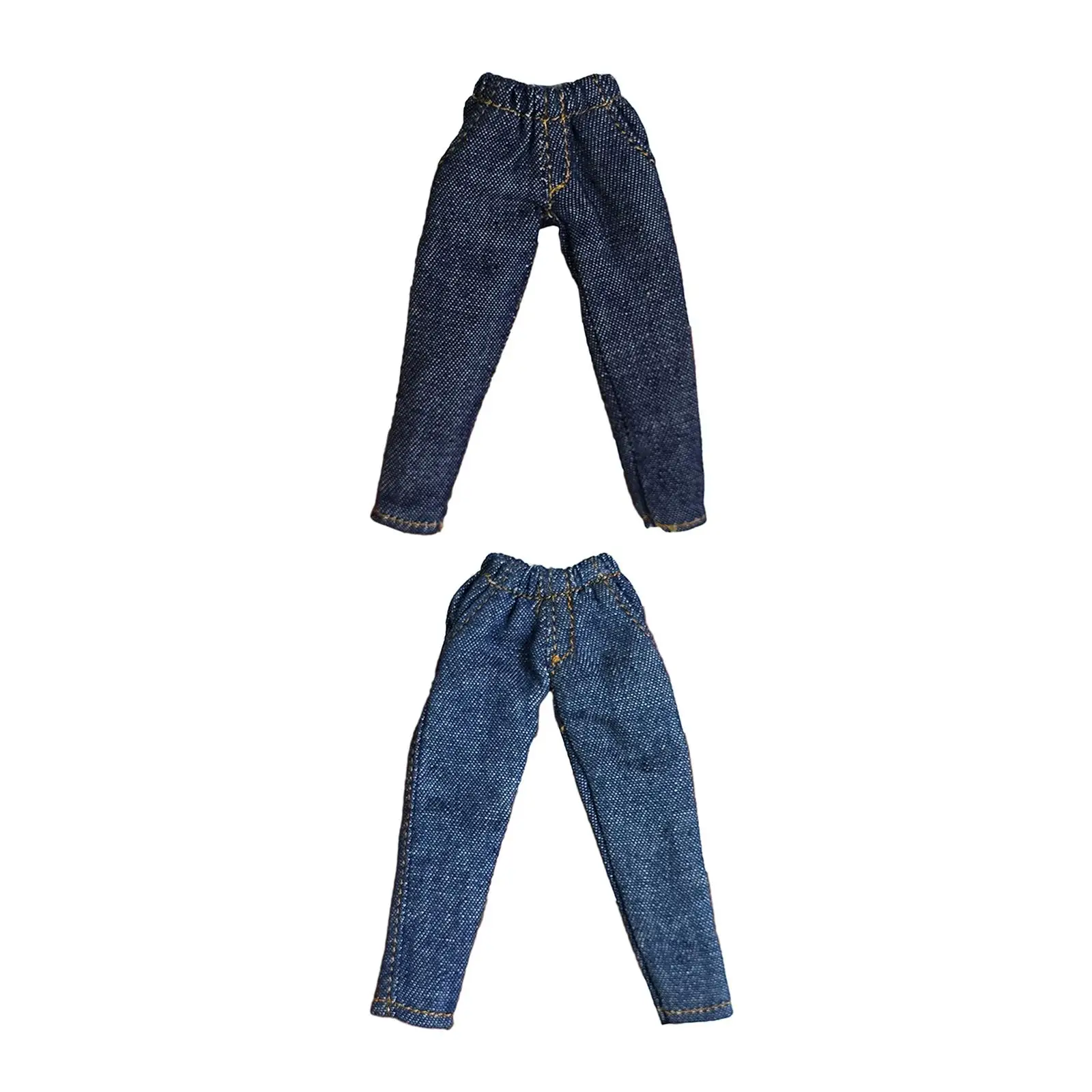 Ropa de figura de acción a escala 1/12, pantalones vaqueros, Mini muñeca Unisex, accesorios de disfraz, ropa en miniatura para cuerpo de 6 pulgadas