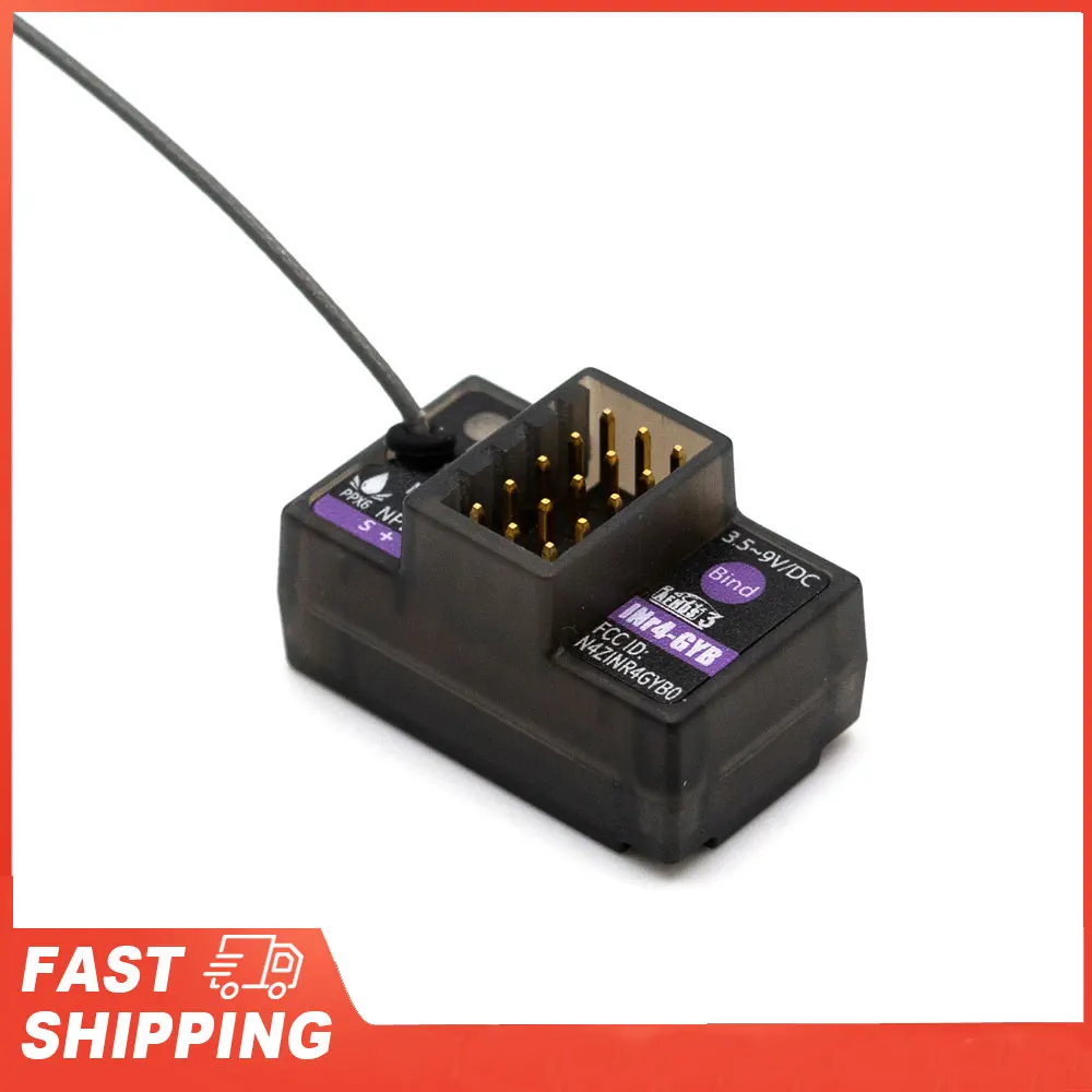 Flysky 4 Channels Noble NB4 Gyro Receiver INr4 GYB Receiver for Flysky NB4 Noble Lite Noble Pro Radio Transmitter AFHDS 3