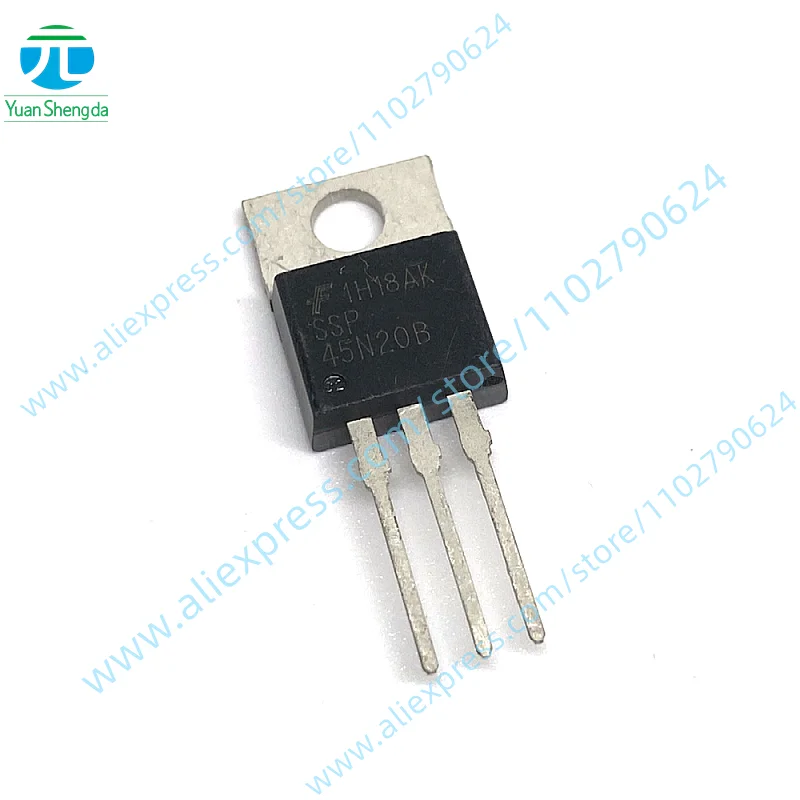 

5 шт. новый оригинальный 45 а 200 в MOSFET TO-220 SSP45N20B