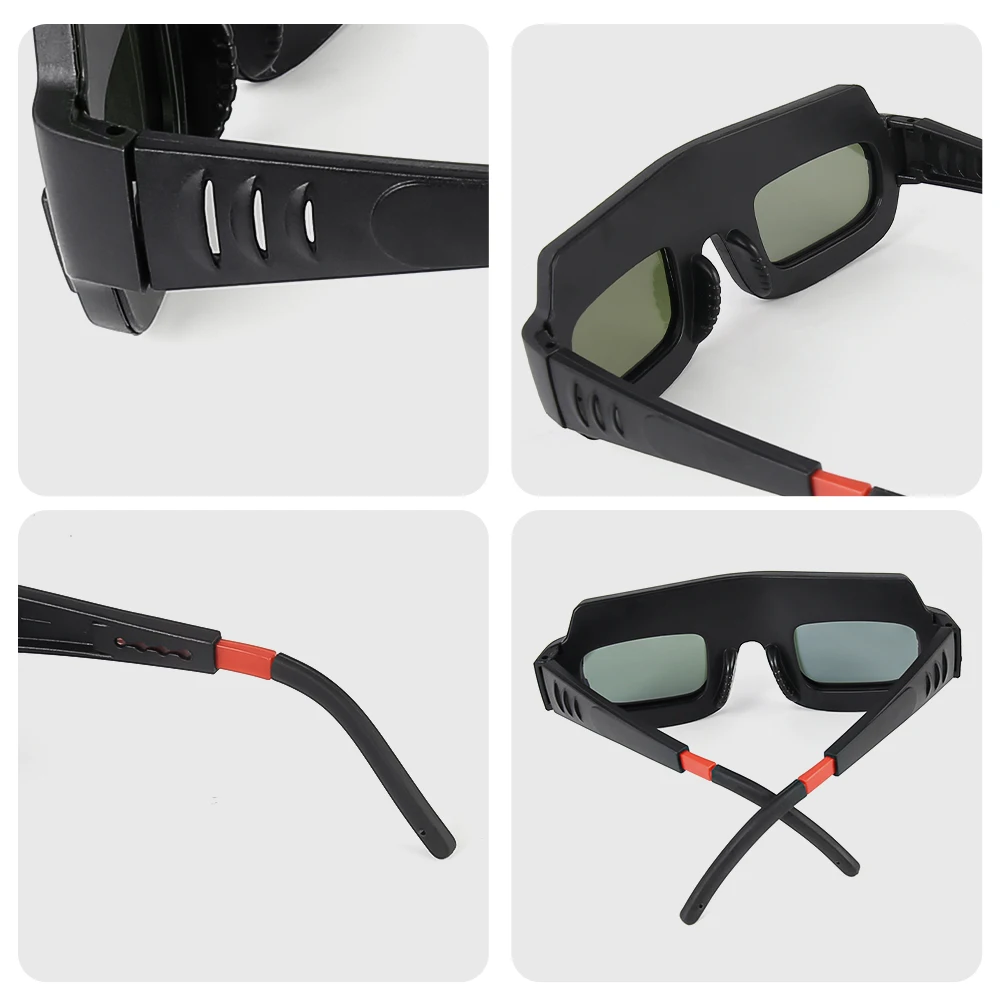 TAIMIMEI Solar Auto Darkening Welding Goggle Helmet Mask Safety Welding Glasses Anti-Flog Anti-Glare Protective Goggles