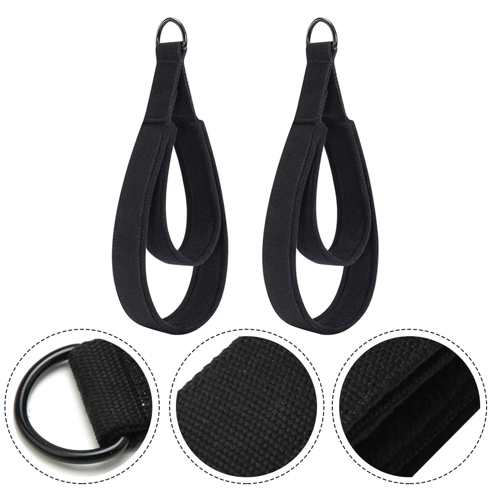 Anticorrosive Snap Fastener 37cm Pilates Foot Hand Strap Anticorrosive Metal Fastener Polyester Cotton Webbing