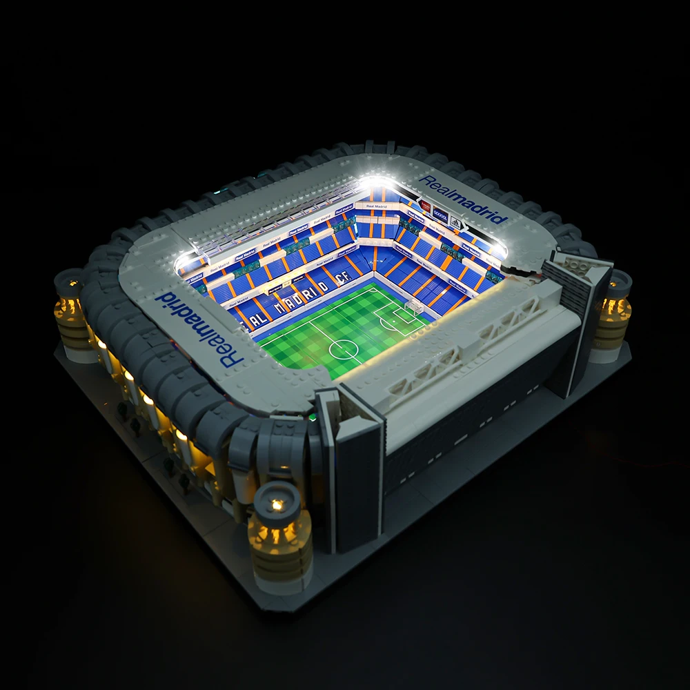 LED Light Kit For Creator 10299 Real Madrid Santiago Bernabeu Stadium Street View Lighting Set Not Included Building Model