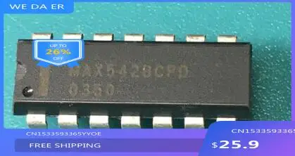 

IC новый оригинальный MAX542ACPD MAX542 DIP14 Новый