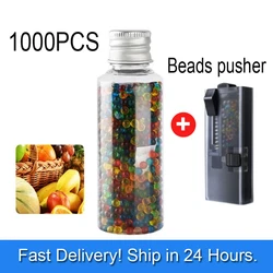 1000pcs black ice Menthol Fruit Flavour Capsule ball filter Holder Strong Mint Cigarette Pops Beads Pusher Smoking Accessories