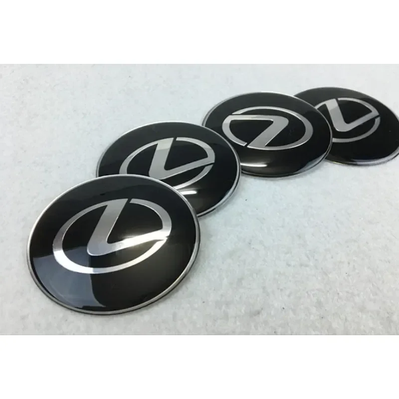 60MM Wheel Center Hubcap Sticker for Lexus NX200T ES250 ES300 ES350 RX350 RX400 GX300 IS300 IS400 Car Sticker Decals Accessories