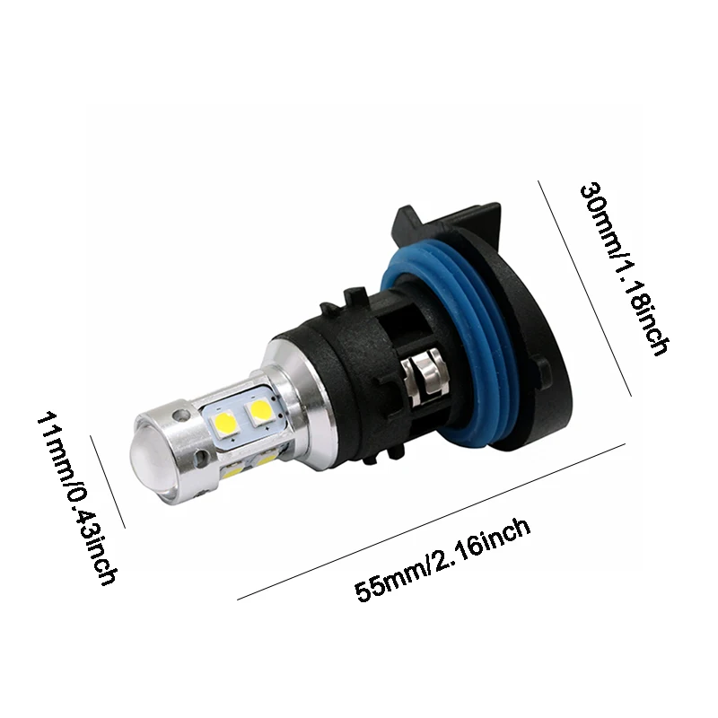 3030 10SMD White/Amber PH24W Canbus DRL for Peugeot 3008 5008 for Citroen C5 MK2 Car LED Daytime Running Light Lamp