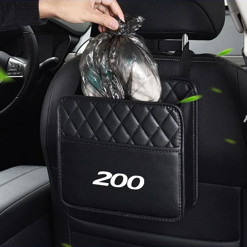

Car Multifunctional Seat Storage Bag Leather Storage Bag Garbage Bag Automobile protection For Chrysler 200 Car Accessories