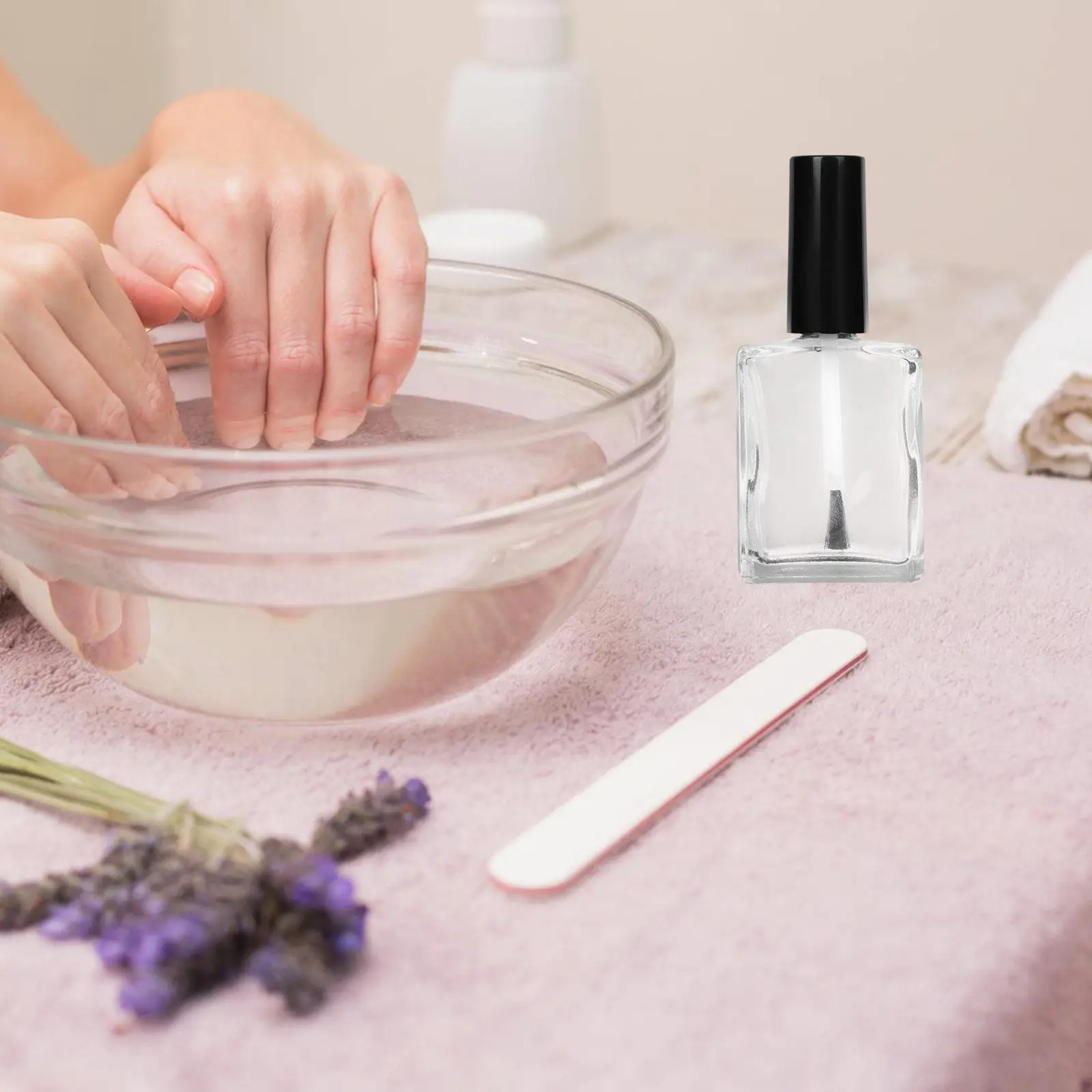 

20Pcs Empty Nail Polish Bottles Leak Proof Portable Containers for Nail Art Gel Polish Cuticle Oil Storage Reusable Supply