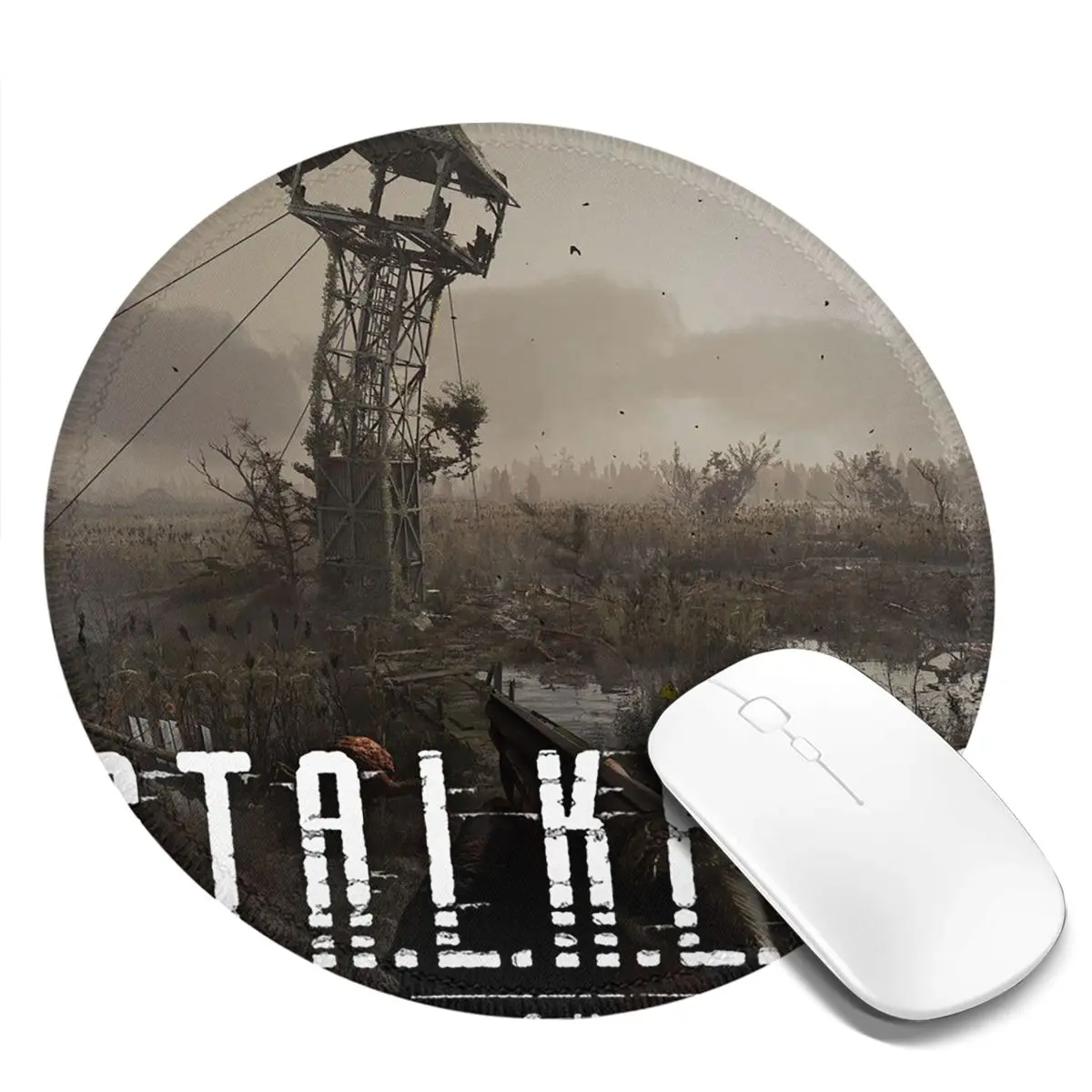 

STALKER 2 Heart Of Chernobyl 2024 (3) Round Mouse Pad Computer Keyboard Mouse Mat Gaming Laptop Desk Mat Office Table Mats
