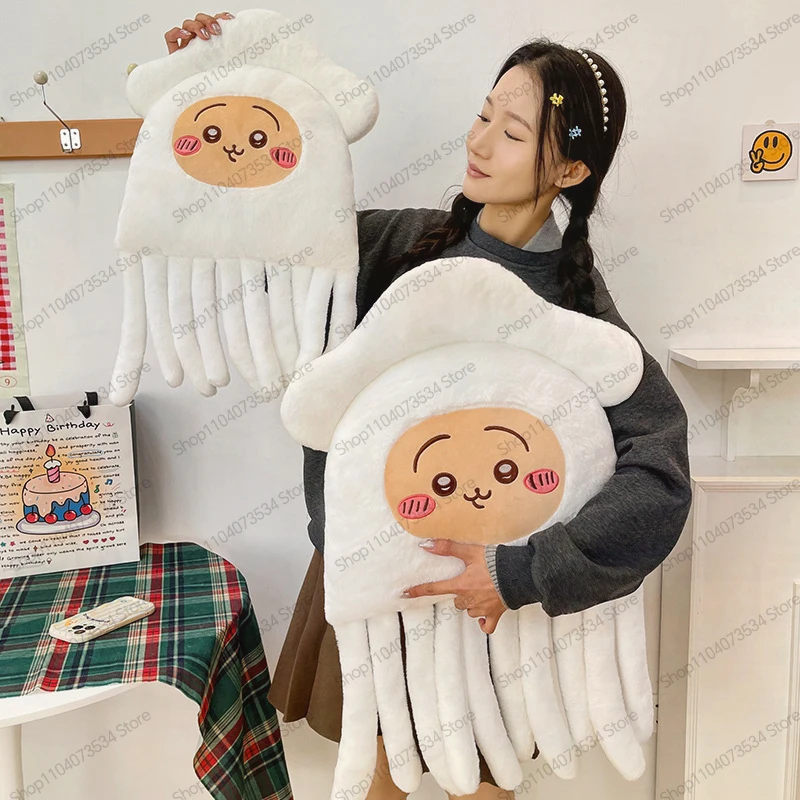 

Kawaii Squid Usagi Stuffed Doll Chiikawa Plush Toy for Adults Kids Birthday Gift Anime Themed Nap Pillow Cushion Wholesale
