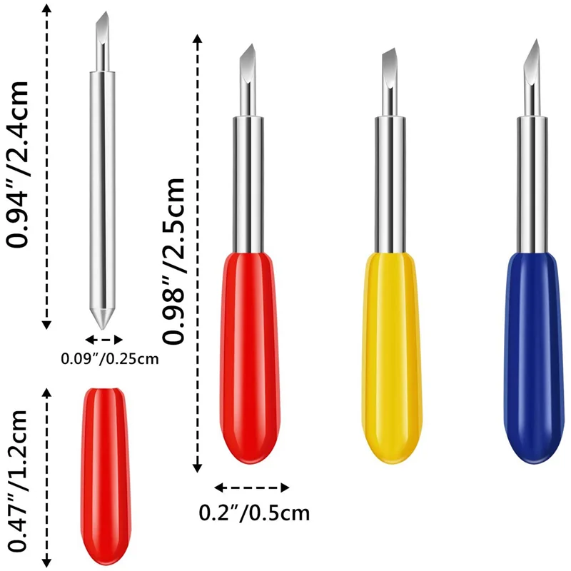 شفرات قطع A02M-400، لاستكشاف الهواء/الهواء 2 صانع التعبير 30/40/60 درجة شفرات استبدال الراسمة