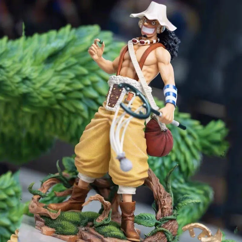

New One Piece Anime 27cm Lx Usopp Figure Two Years Later Anime Peripheral Gk Statue Pvc Model Ornaments Action Figures Toys Gift