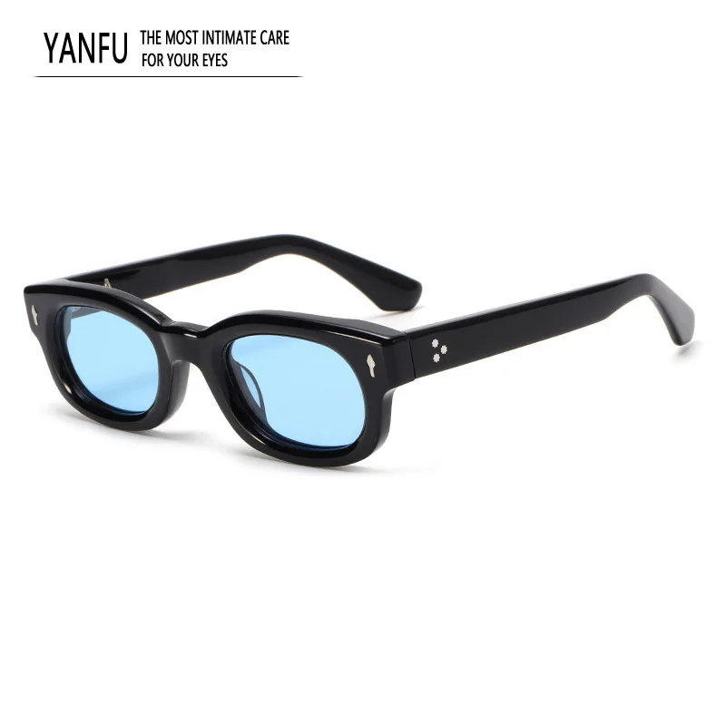 2026-厚い偏光ブラックフレームアセテートサングラス男性オーバルメガネ男性クラシック-uv400-眼鏡女性釣り屋外-144-ミリメートル