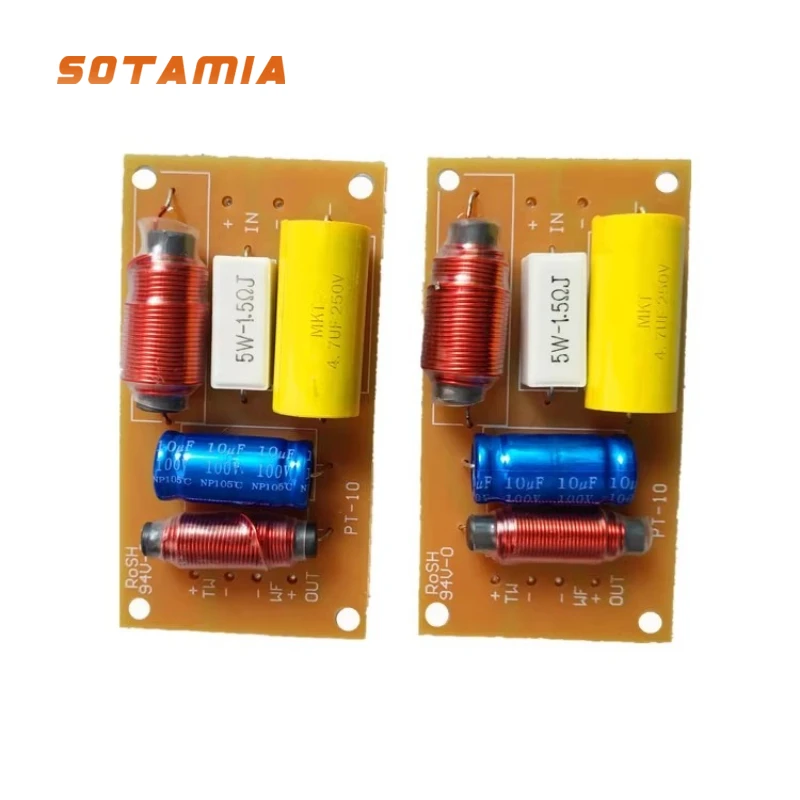 소타미아 120W 고음/저음 양방향 하이파이 페버 유니버셜 북쉘프 스피커 오디오 크로스오버 블루투스 사운드 박스