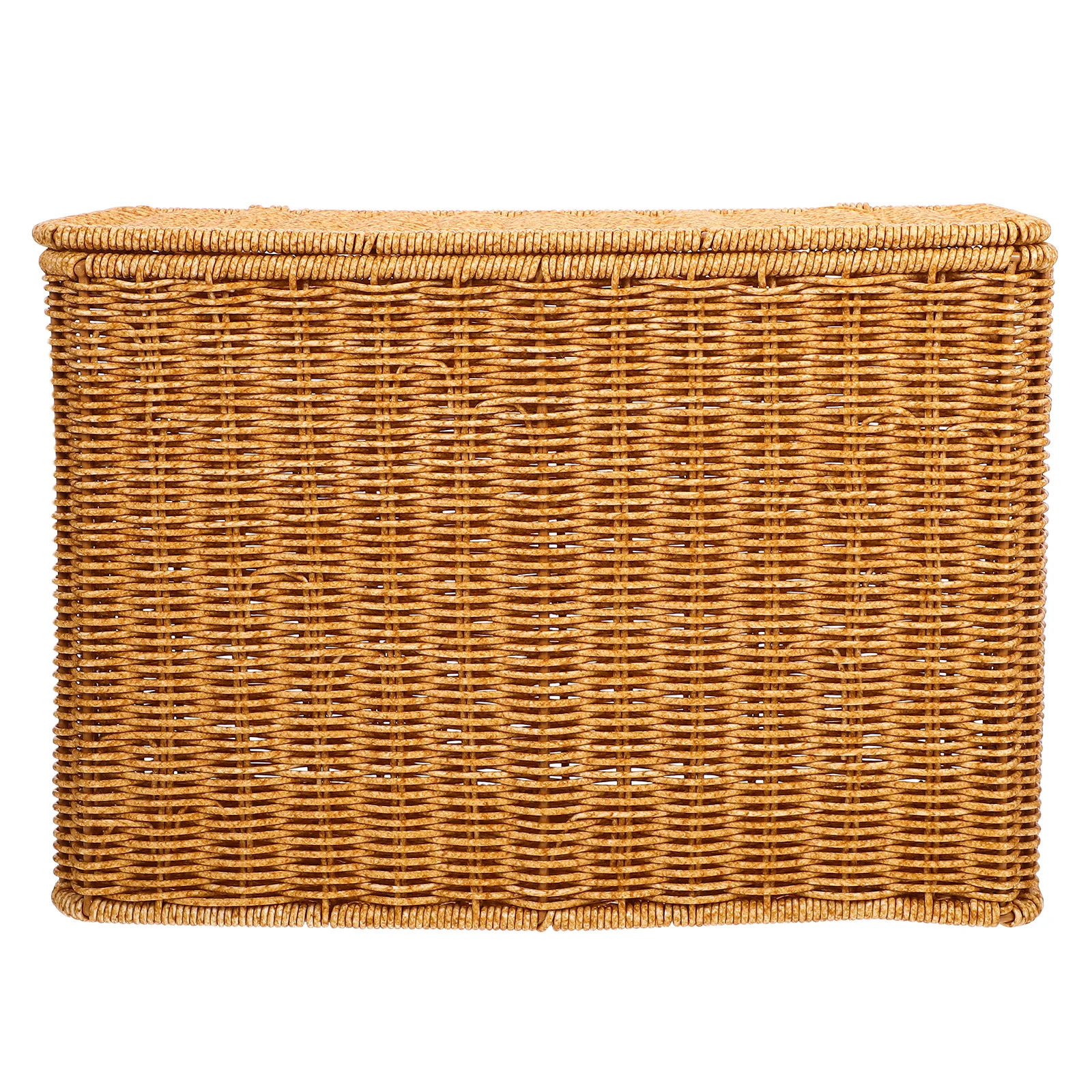 

Narrow Tall Storage Baskets with Lid Household Gap Magazine Organizer Synthetic Wicker Wall Corner Sofa Side for Kitchen