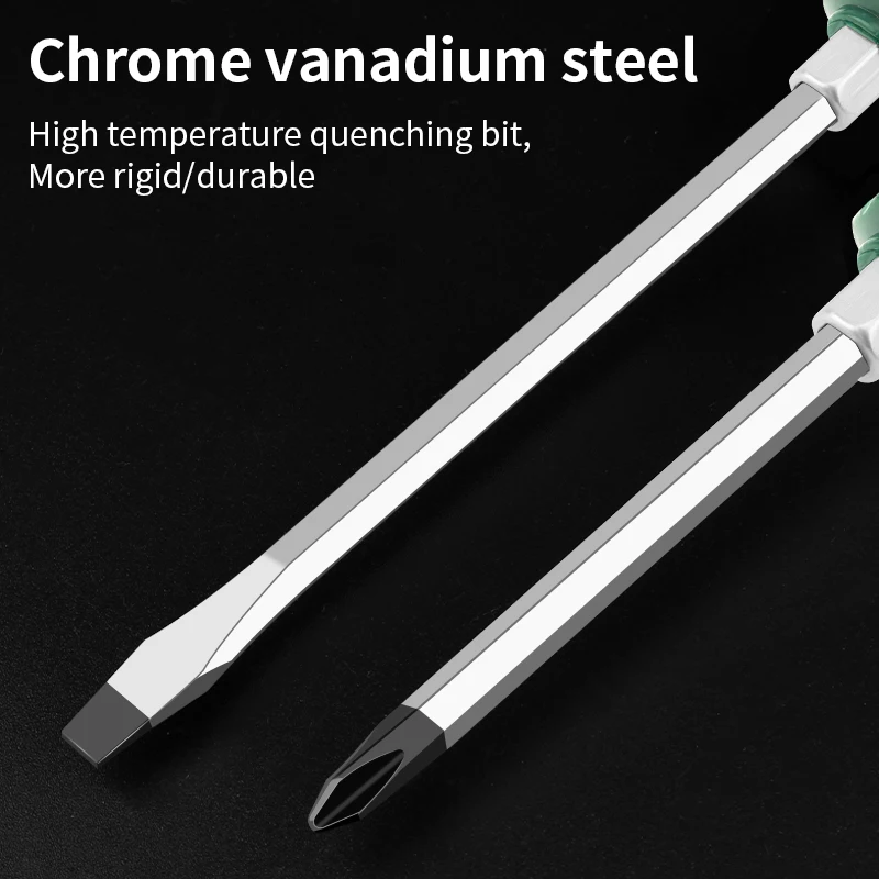 High Hardness Lengthened Magnetic Screwdriver Bit for Car Repair Hand Tool Industry Slotted/Phillips Double-ended Screw Driver