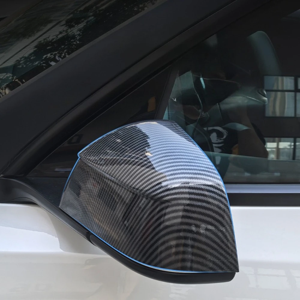 Rearview Mirror Cover For Tesla Model Y Juniper 2025 2026 Car ABS Side Mirror Cover Exterior Accessories(not fit Standard) 3