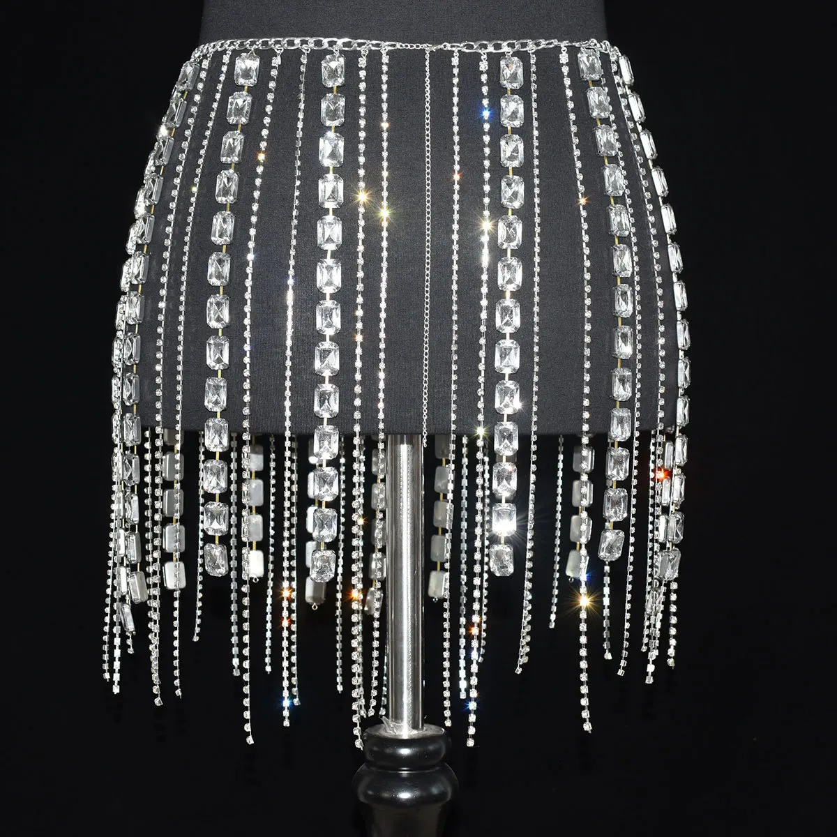 

Tassel chain Big skirt waist chain body chain Belly dance body chain accessory