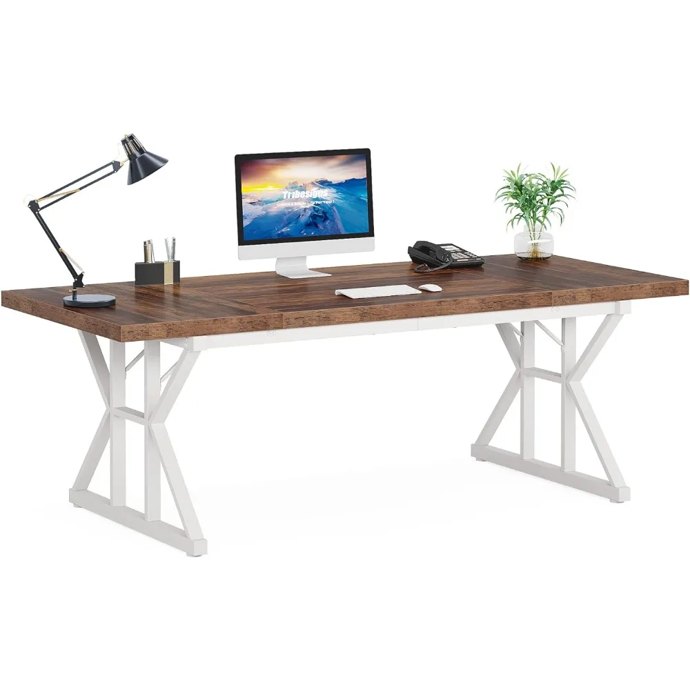 

Office Desks 70.Inch, Large Workstation, Modern Simple Style Office Desks