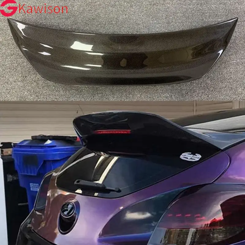 

For Veloster (Turbo Only) SC Type Glass Fiber Rear Duckbill (With Brake Light Hole) For Veloster FRP Spoiler Splitter Roof