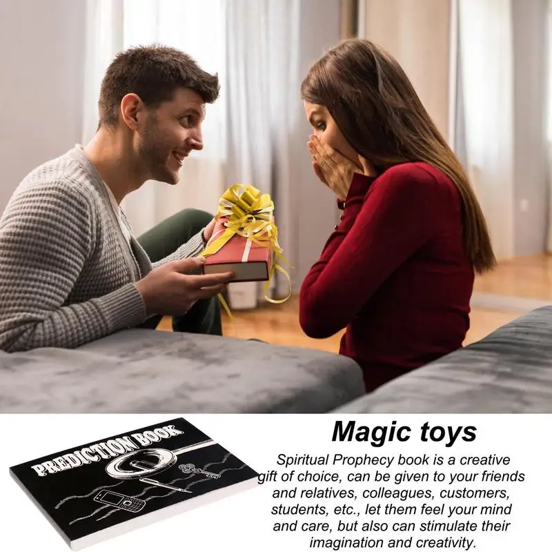 Prediction Book Magic Trick Magic Props Stage Magic Close Up Accessories Children Paper Toy For Beginners