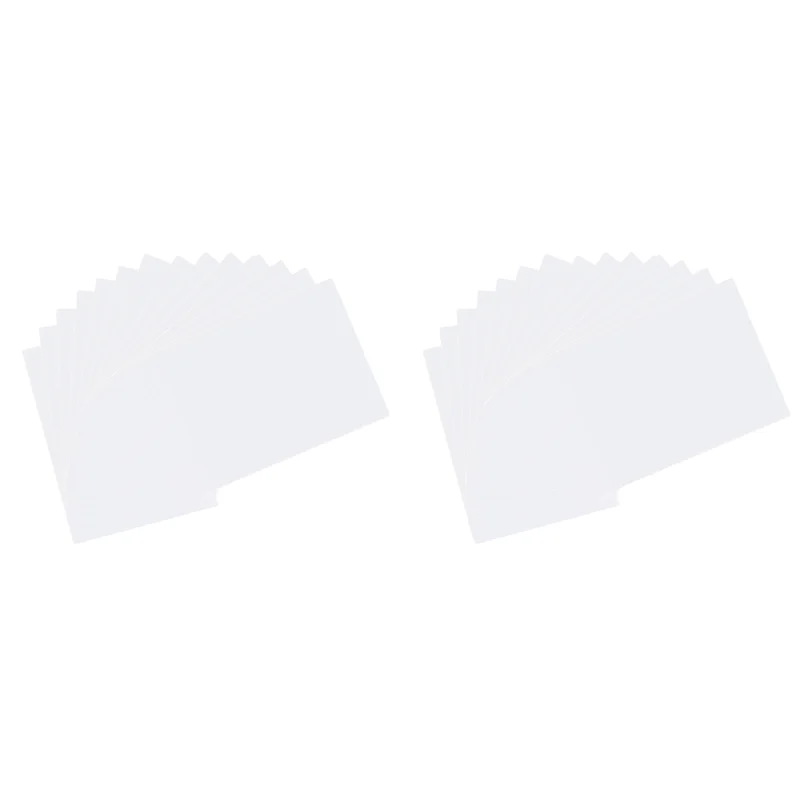 

A02M-Printable Shrink Dink Sheets,Semi-Transparent Shrinky Films Papers Printable Shrinky Plastic,12 Sheets