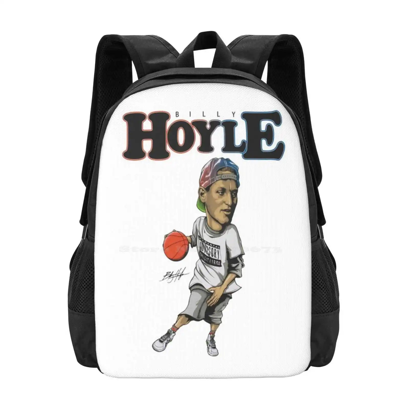 White Men Can't Jump-Billy Hoyle Pattern Design Bagpack School Bags Billy Hoyle White Men King And Duck Cant Jump Venice Beach