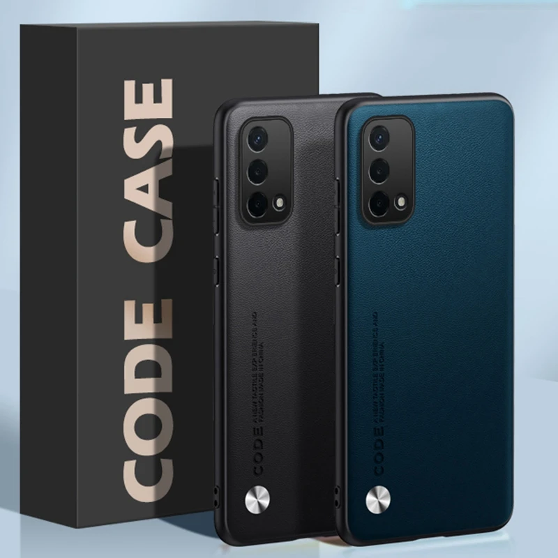 Luxury PU Leather Case For OPPO A74 4G Back Cover TPU Silicone Full Protection Phone Case For OPPO Reno 6 Lite 6Lite Reno6 Lite