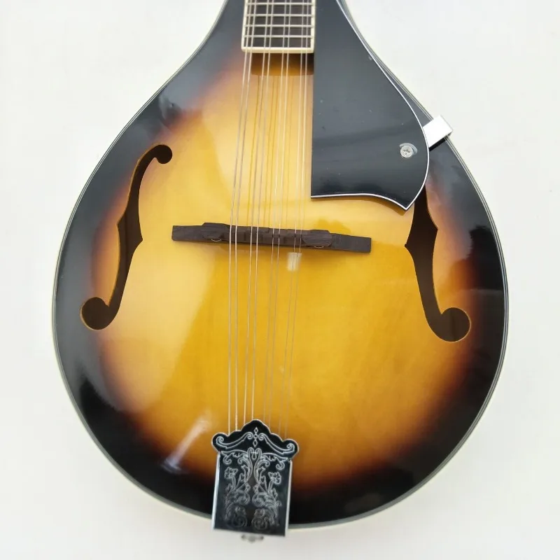 8 سلاسل مندولين خشب متين مندولين أنيق للكبار المبتدئين غروب الشمس مندولين جيتار أدوات عرقية لحنية كلاسيكية